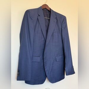 Hugo Boss Dark Navy Men's Two-Button Suit Jacket Slim Fit 44R